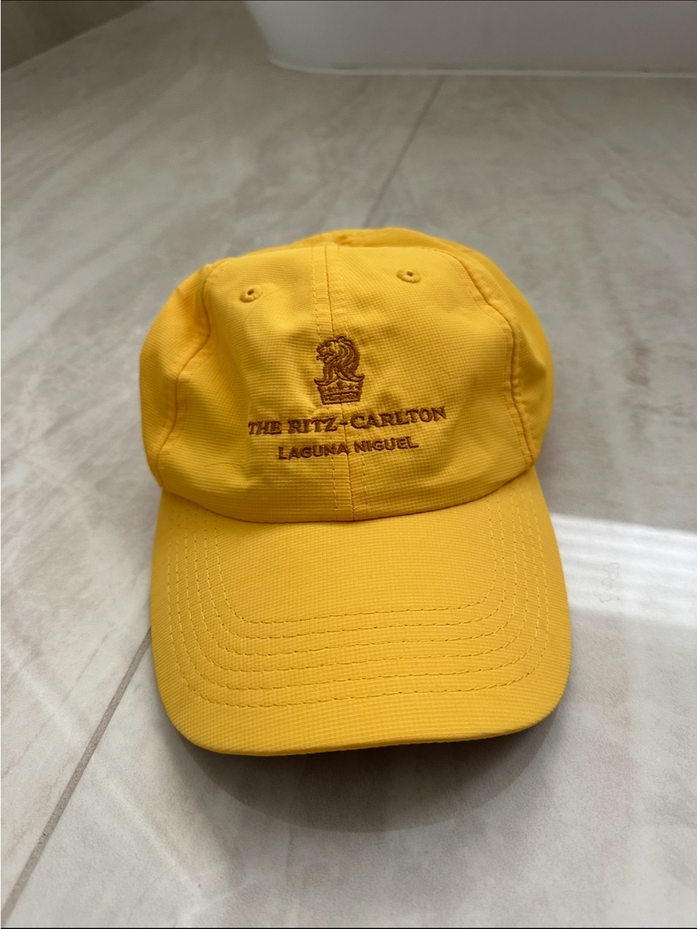The Ritz-Carlton Laguna Niguel Yellow Logo Baseball Cap